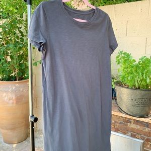 Grey t-shirt dress